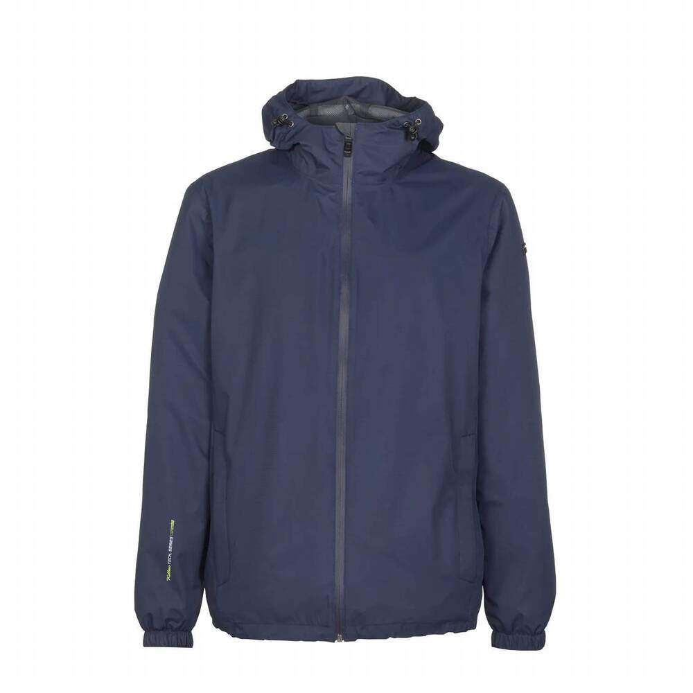 NEW KILLTEC men's adem rain jacket in navy blue